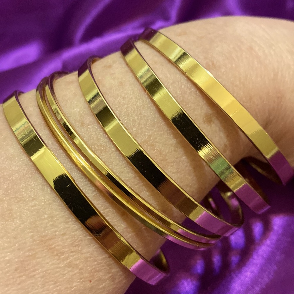Bangles gold tone - Picture 3 of 3